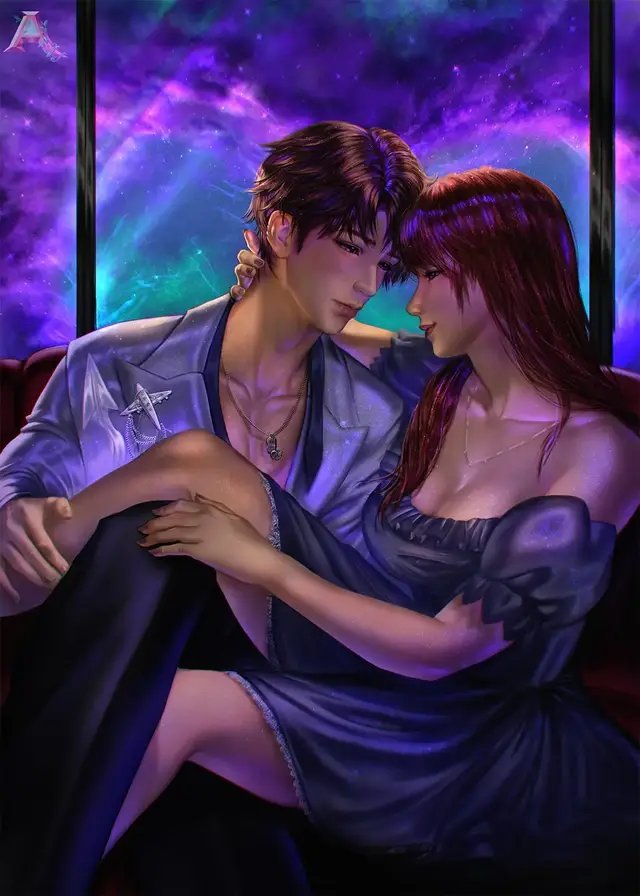 Ah it's only 5:55 in the morning 🙏☺️ didn't work all night, nope 😴 #LoveandDeepspace #loveanddeepspacefanart #calebfanart #CalebNoReturNnight #calebbirthday #couplegoals #love 