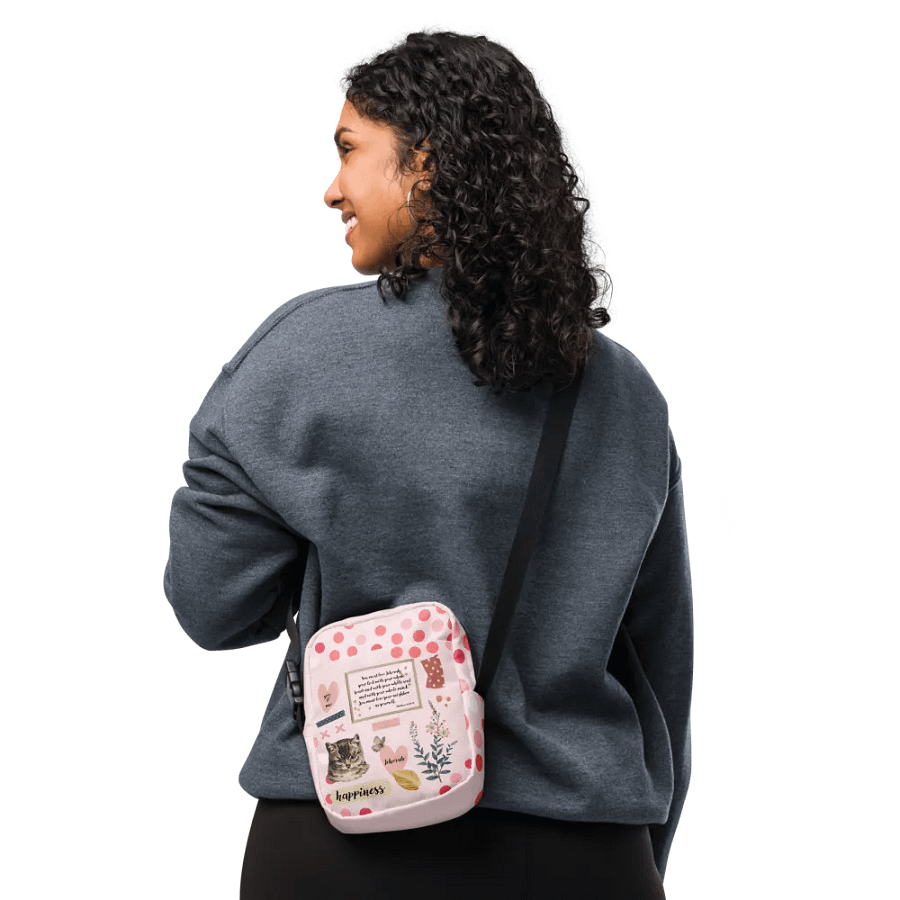 Matthew 22:37-39 | Chic Boho Collage Crossbody Bag product image (12)