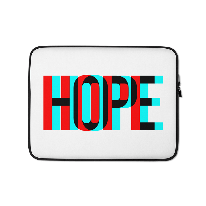 Hope Anaglyph Laptop Sleeve product image (1)