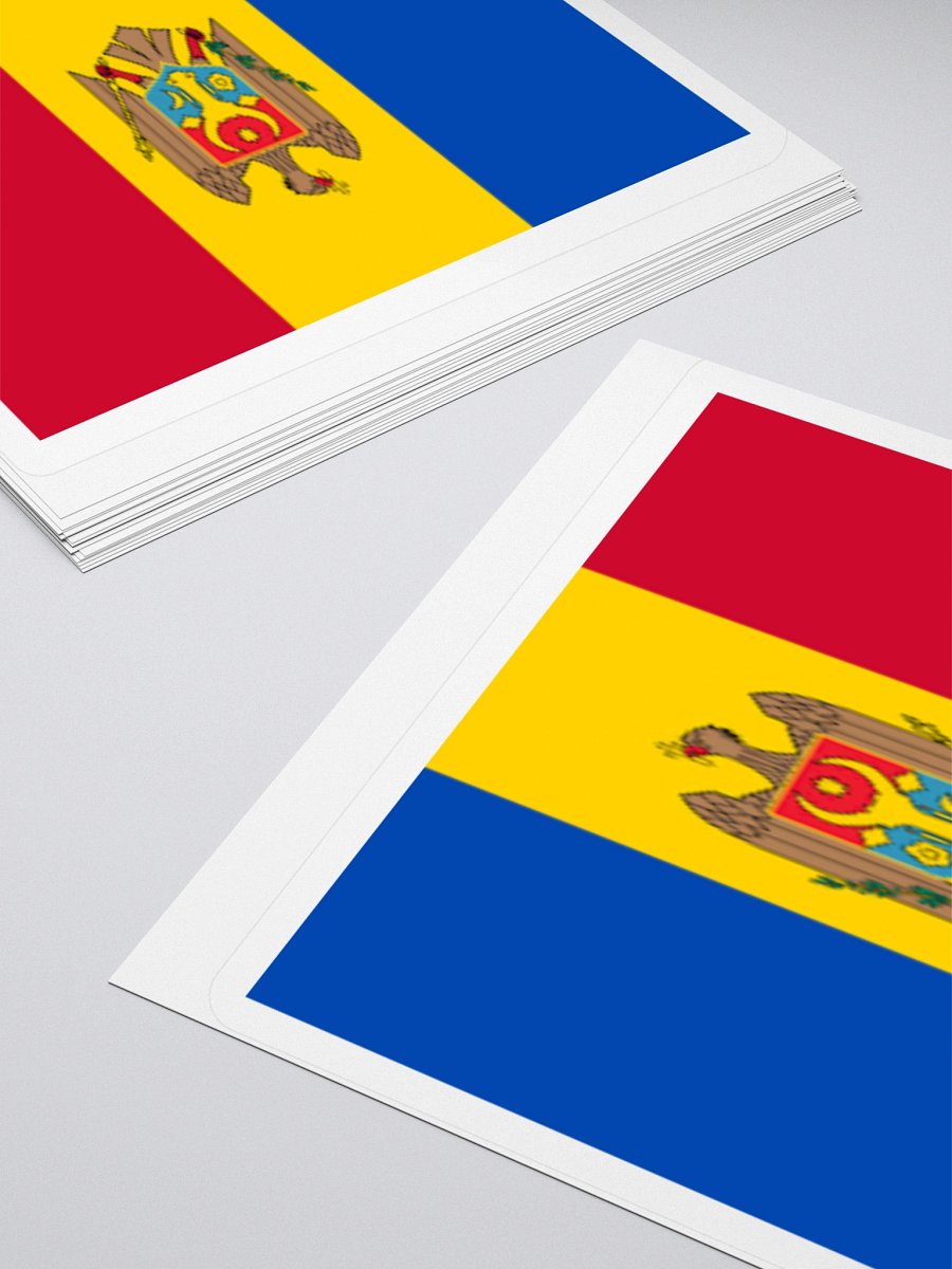 Moldova National Flag Sticker - Exclusive Vinyl Design, Multiple Sizes product image (12)