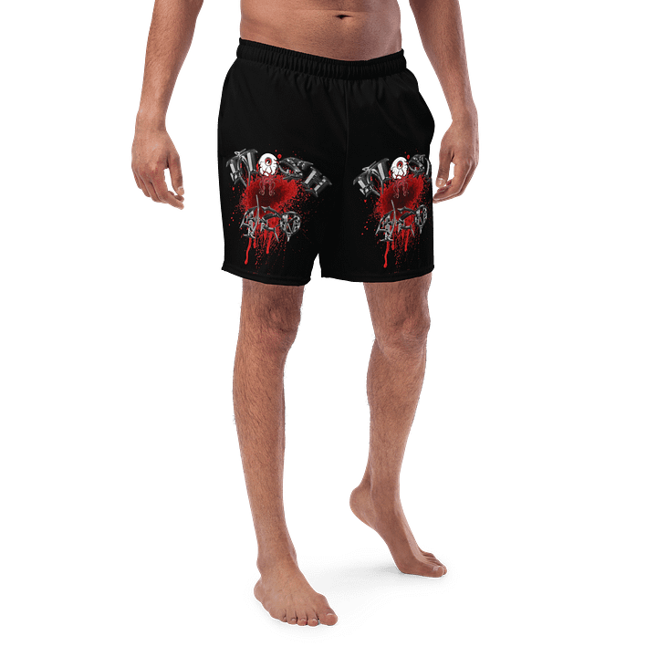 BLOODSPLAT 420 LOGO SWIM TRUNKS product image (1)