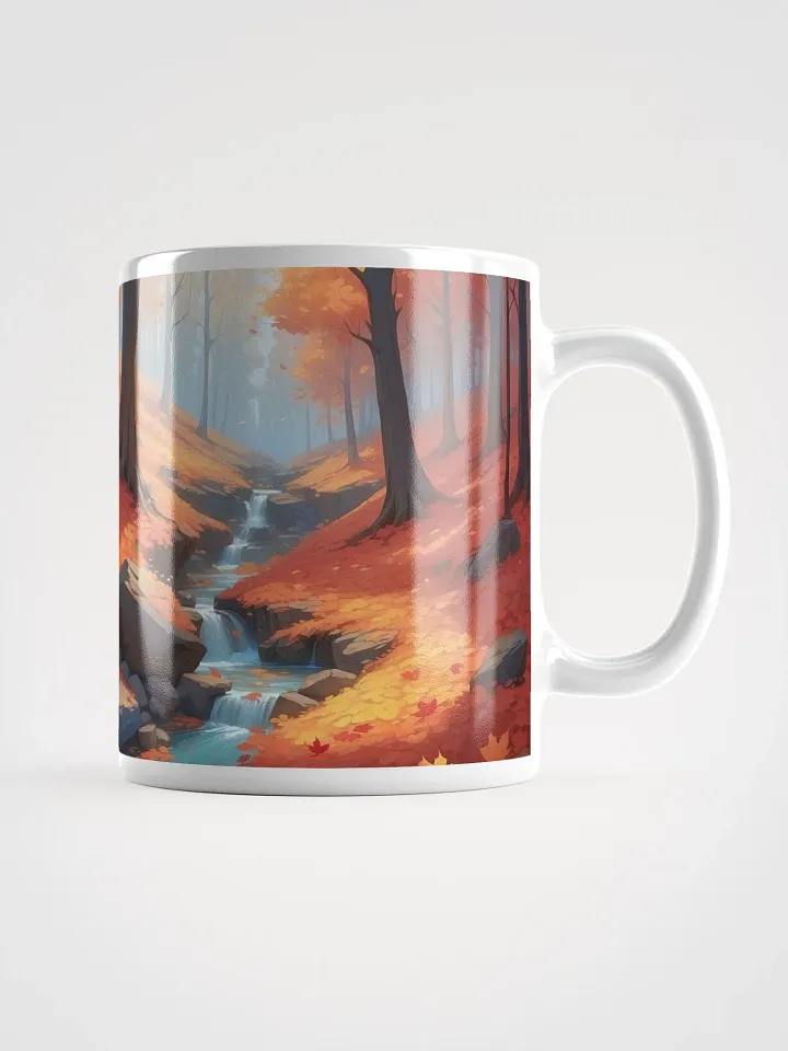 Crimson Cascade Ceramic Mug product image (1)