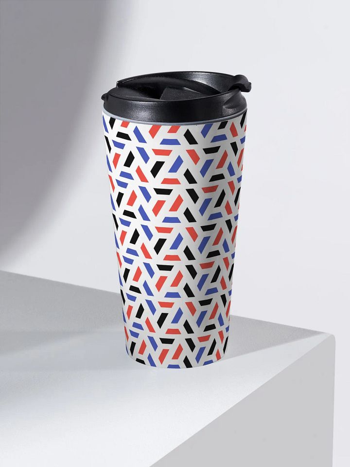 Geometric Fusion Stainless Steel Travel Mug product image (2)