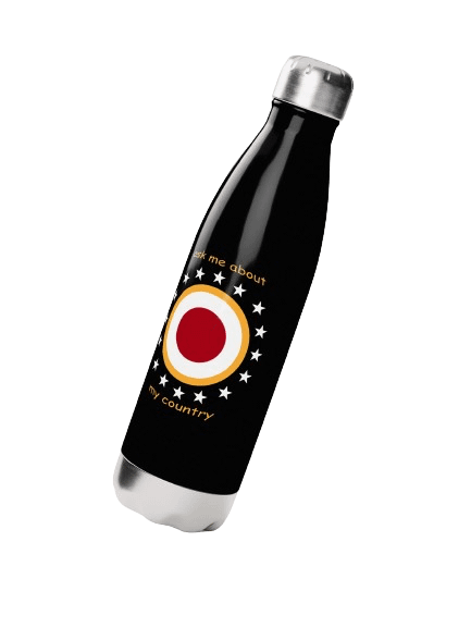 Ask Me About My Country Water Bottle product image (2)