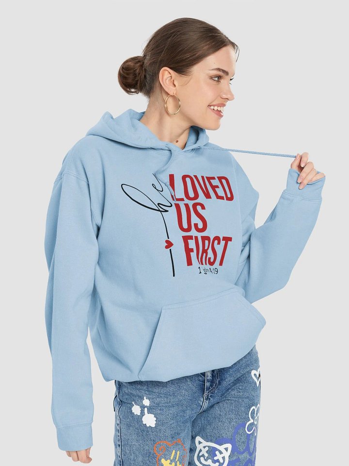 Loved Us First Classic Hoodie product image (2)
