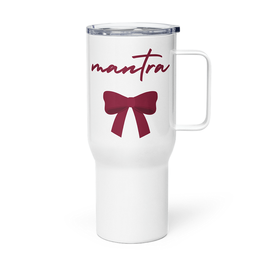 Ravishing Red Mantra Travel Mug with Handle product image (5)