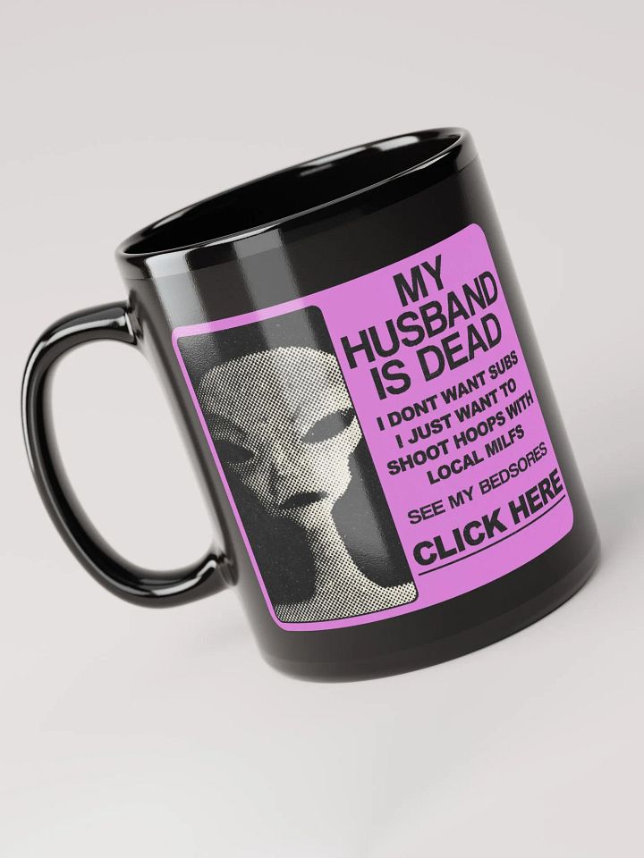 videovomit MY HUSBAND IS DEAD Mug product image (1)