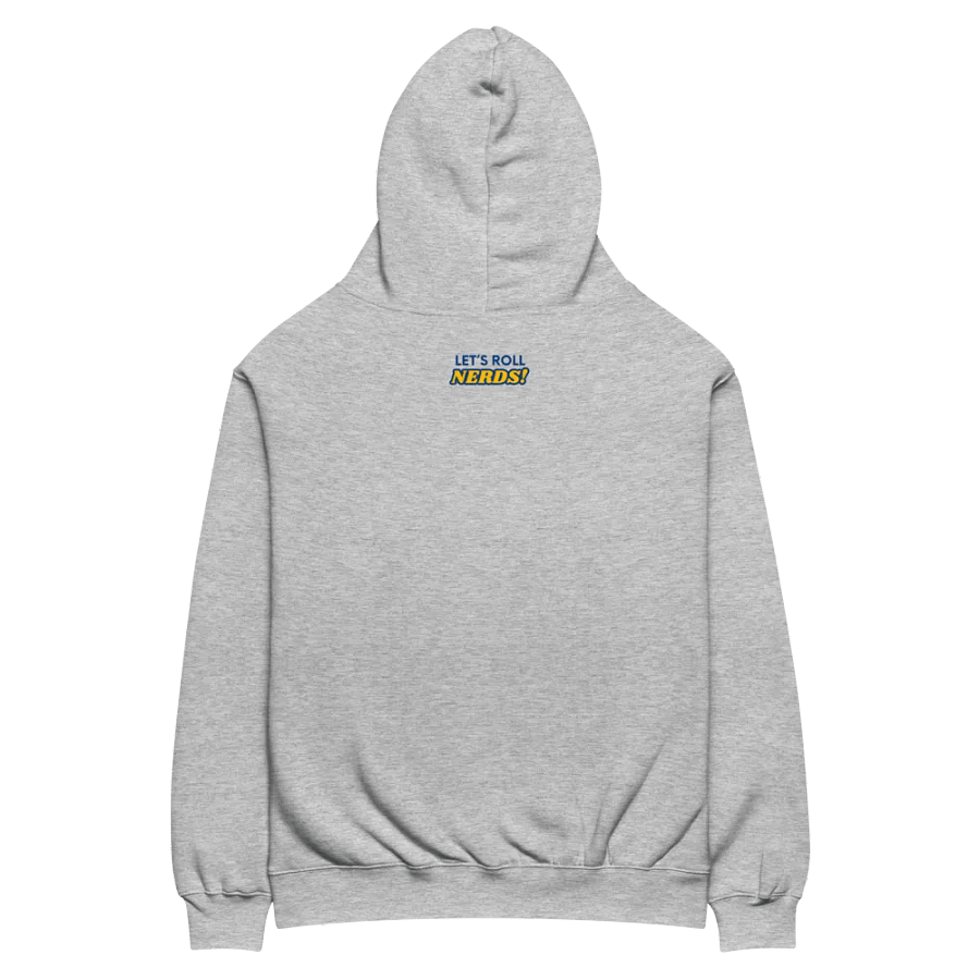 Let's Roll Nerds! Gold Bow Tie Hoodie product image (3)
