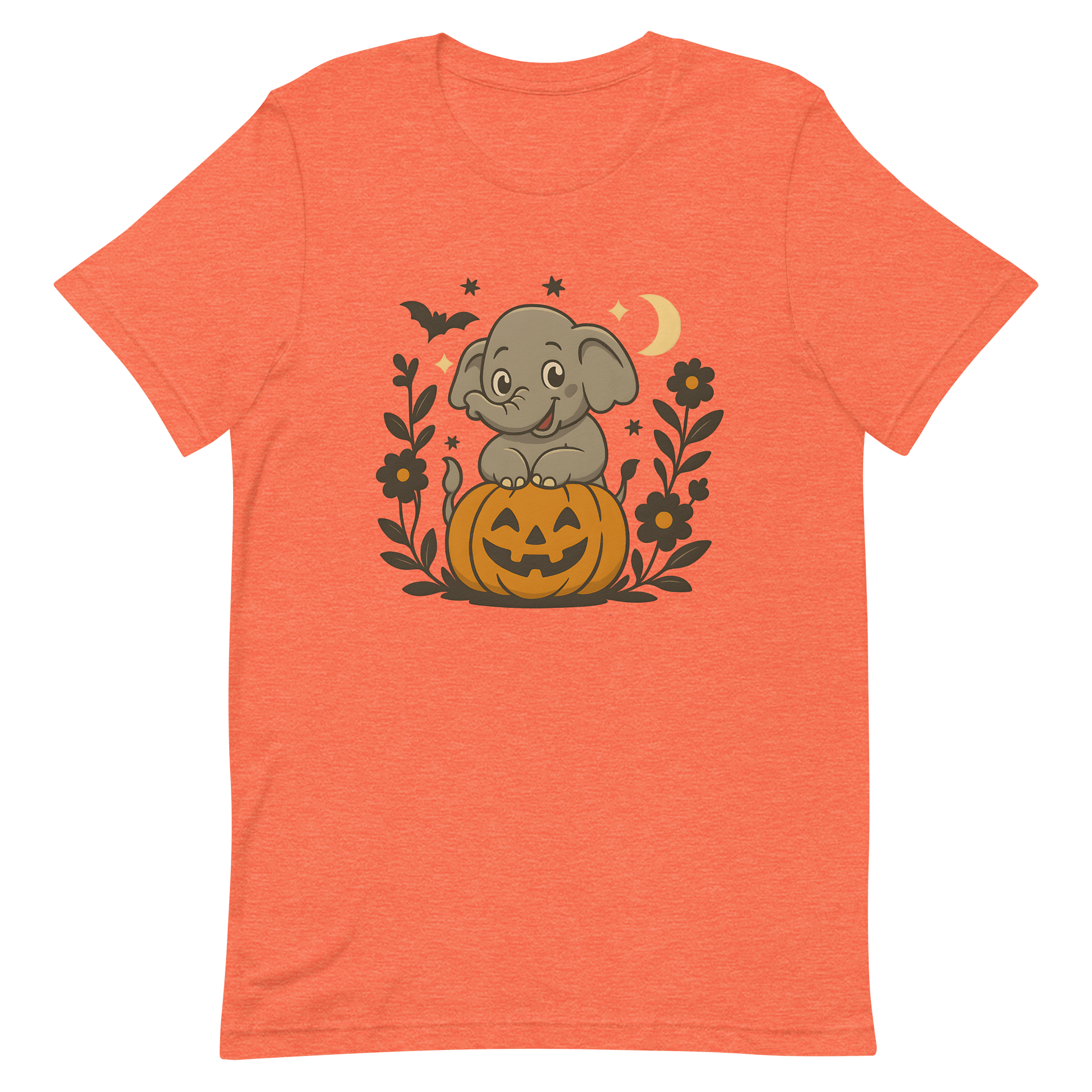 Spooky Elephant Pumpkin T-Shirt product image (3)