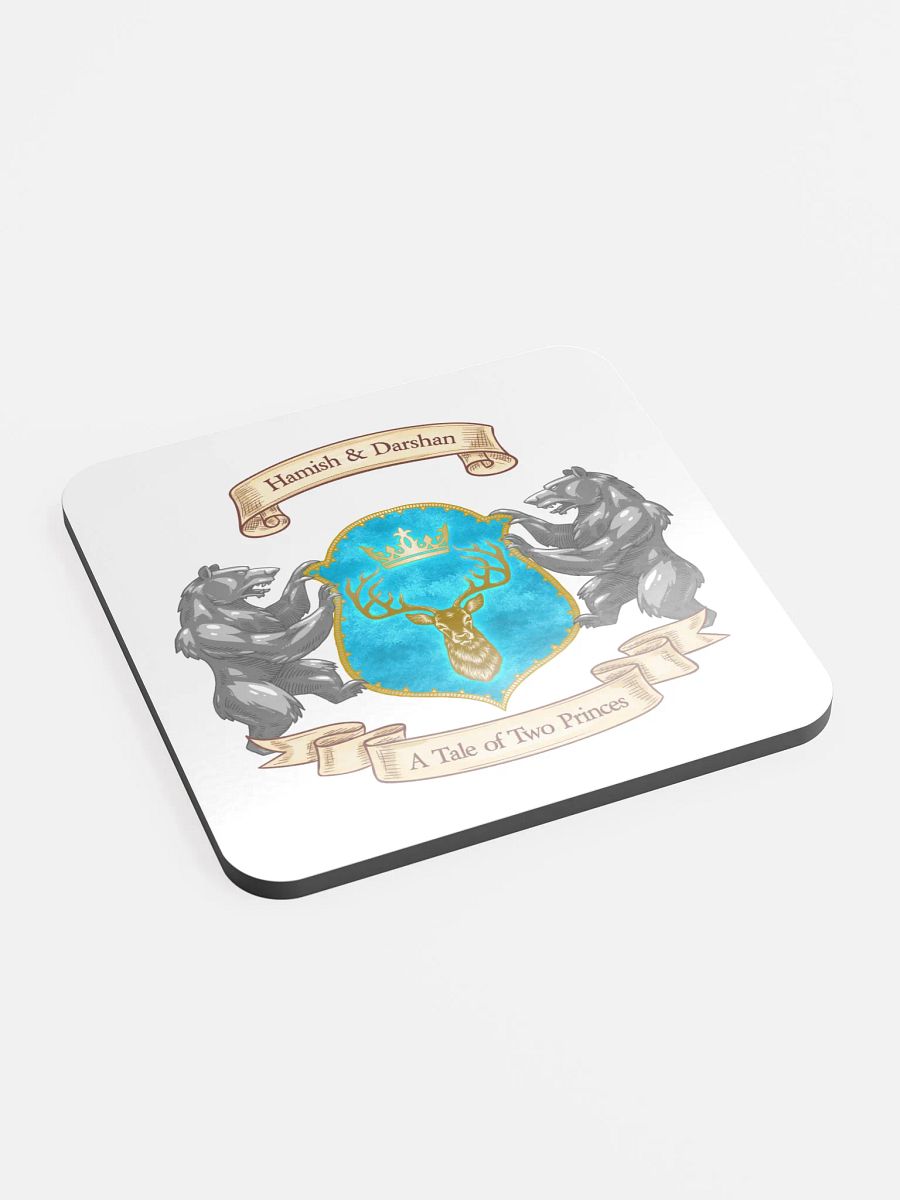 A Tale of Two Princes Crest Coaster product image (1)