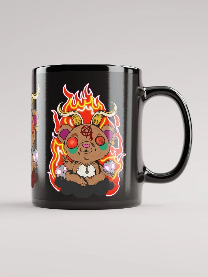 Demon Bear Mug (Black product image (1)