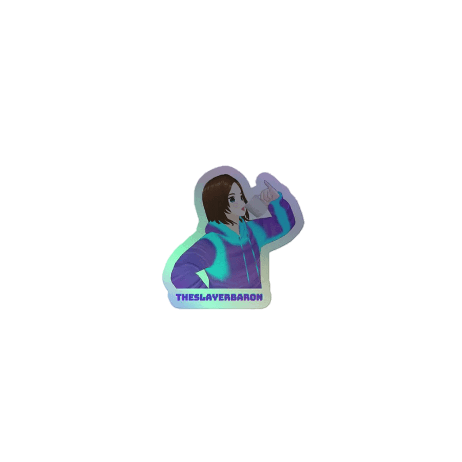 TheSlayerBaron's Holographic Coffee Sticker! product image (1)