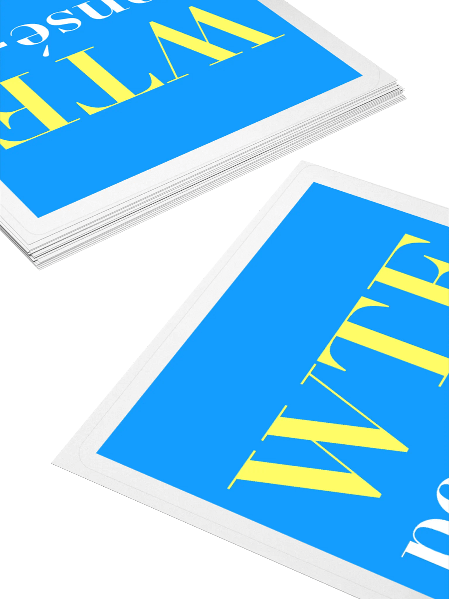 WTF pensé-je • Classic Edition sticker product image (4)