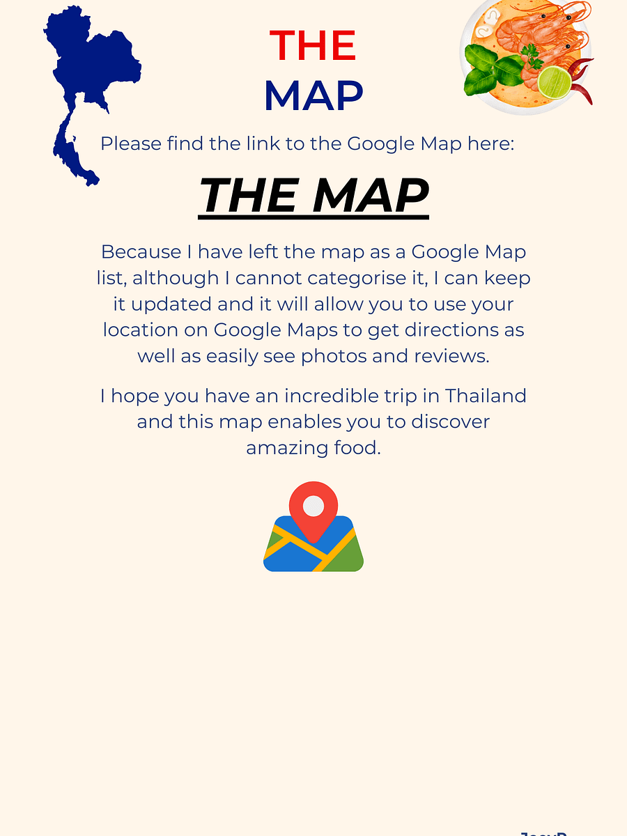 Thailand FOOD & TRAVEL MAP Combo product image (5)
