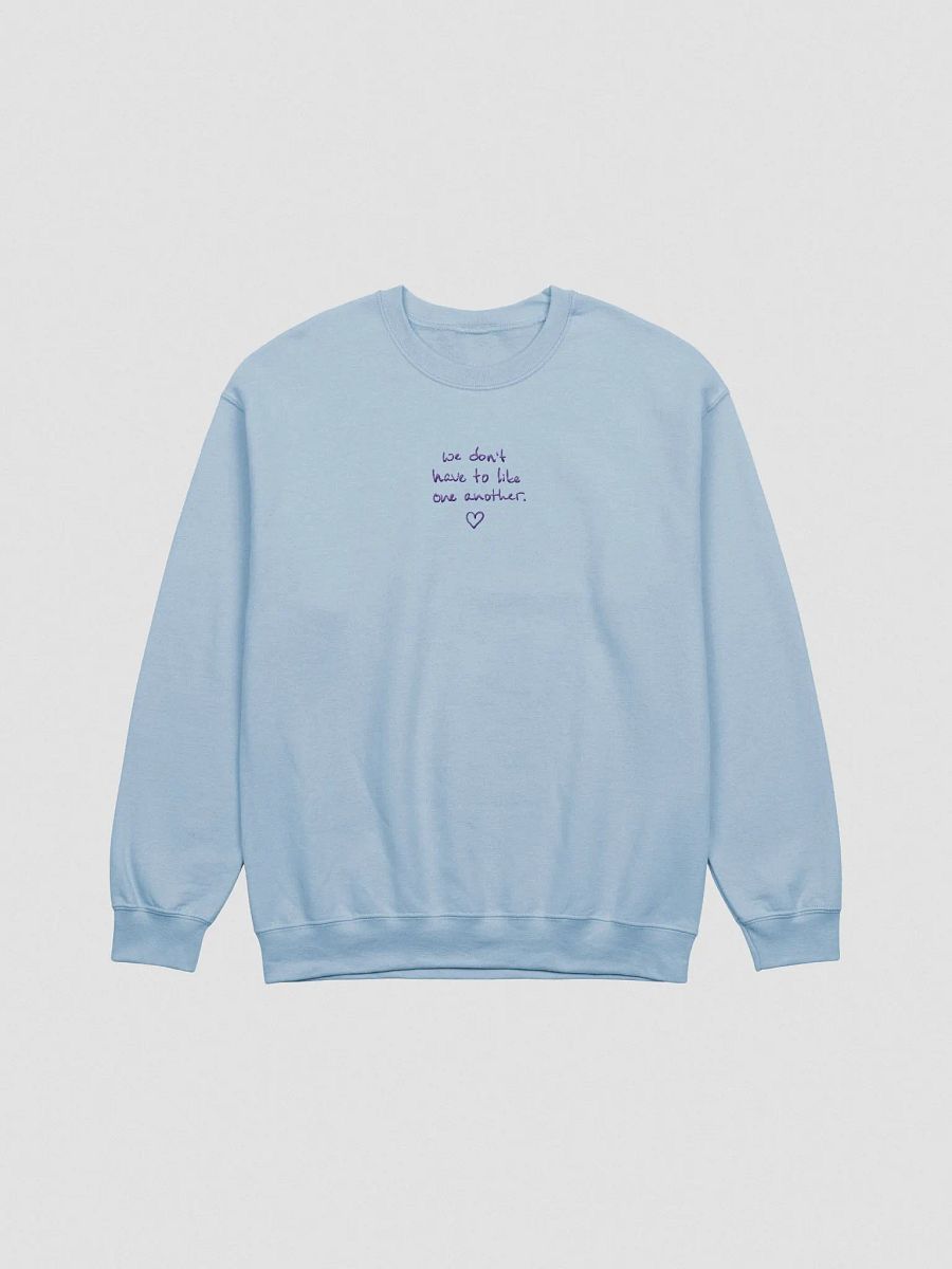 ONE ANOTHER (purple) embroidered crewneck product image (2)