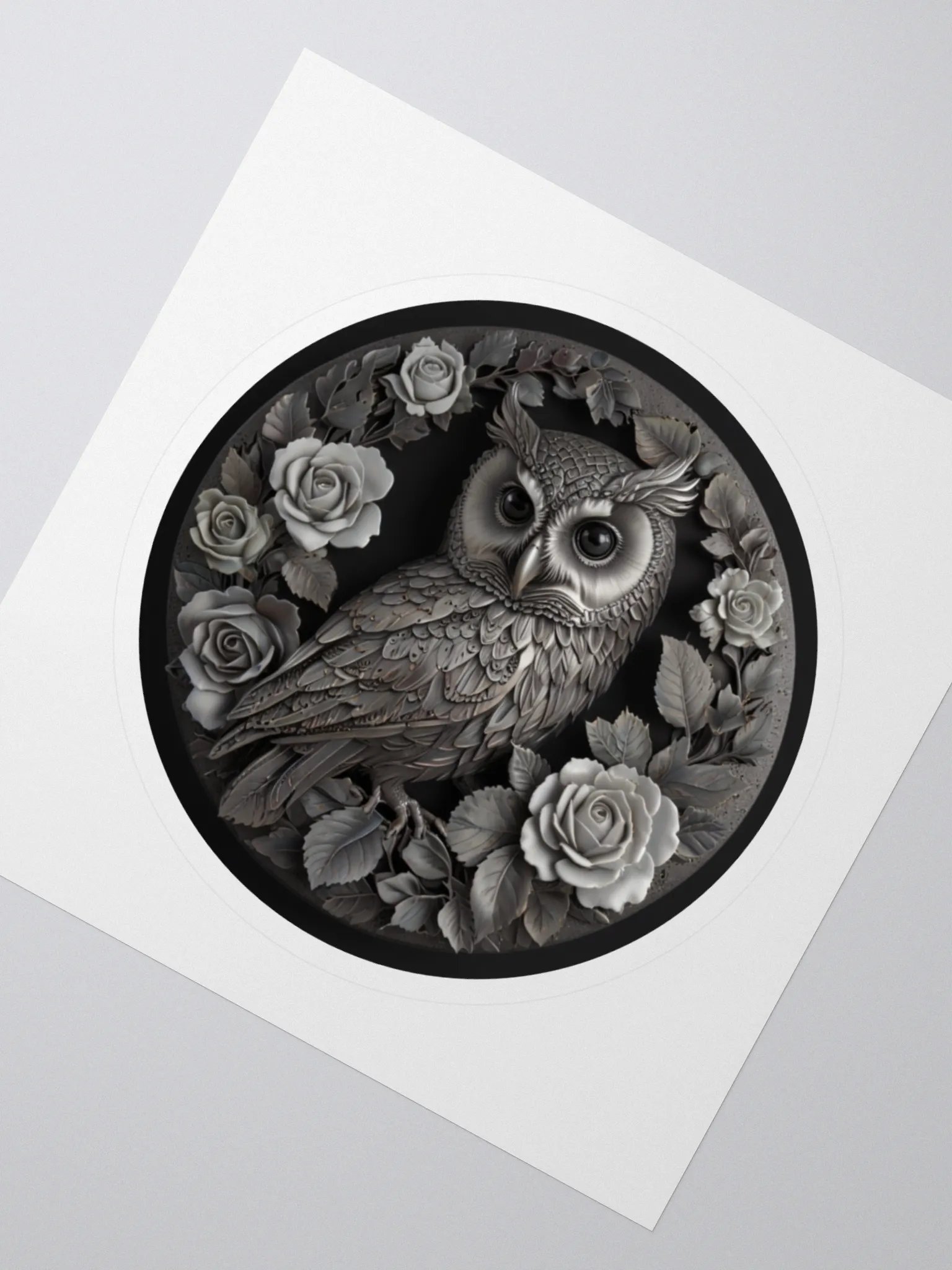 Mystic Owl and Roses Sticker Set product image (2)