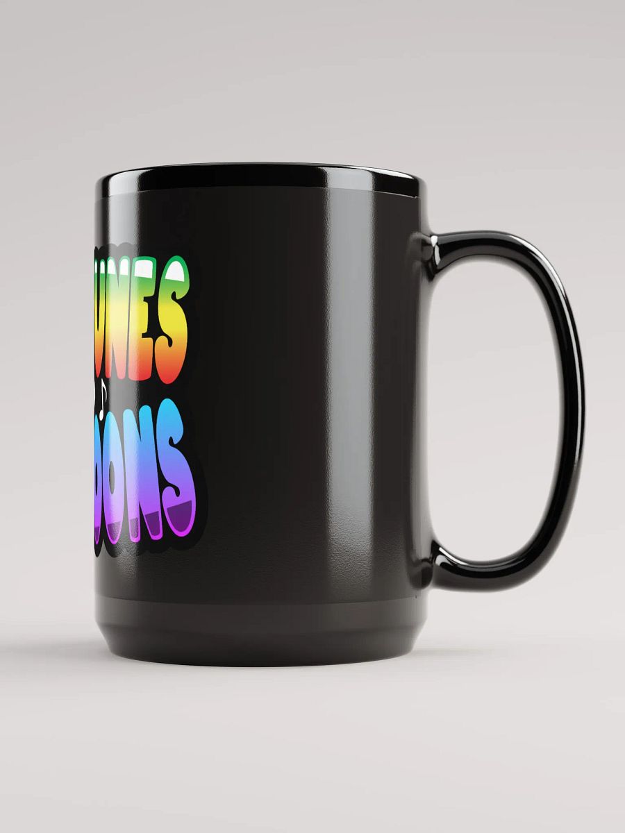 HIGH TUNES AND HIGH NOONS BLACK COFFEE MUG product image (2)