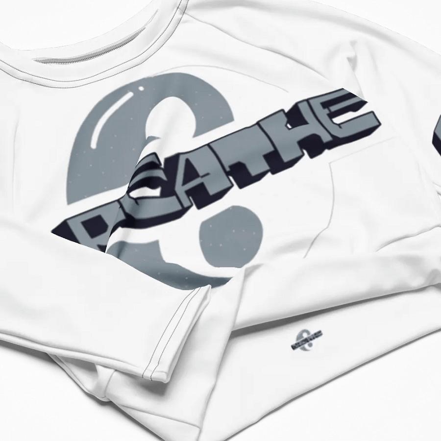 Breathe Recycled Long Sleeve Crop Top – Sustainable Style, Mindful Living product image (11)