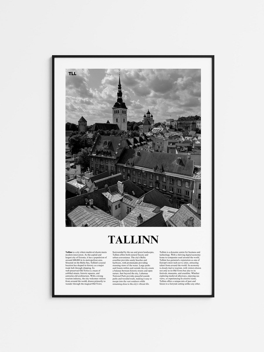 Tallinn 01 Newspaper Poster product image (1)
