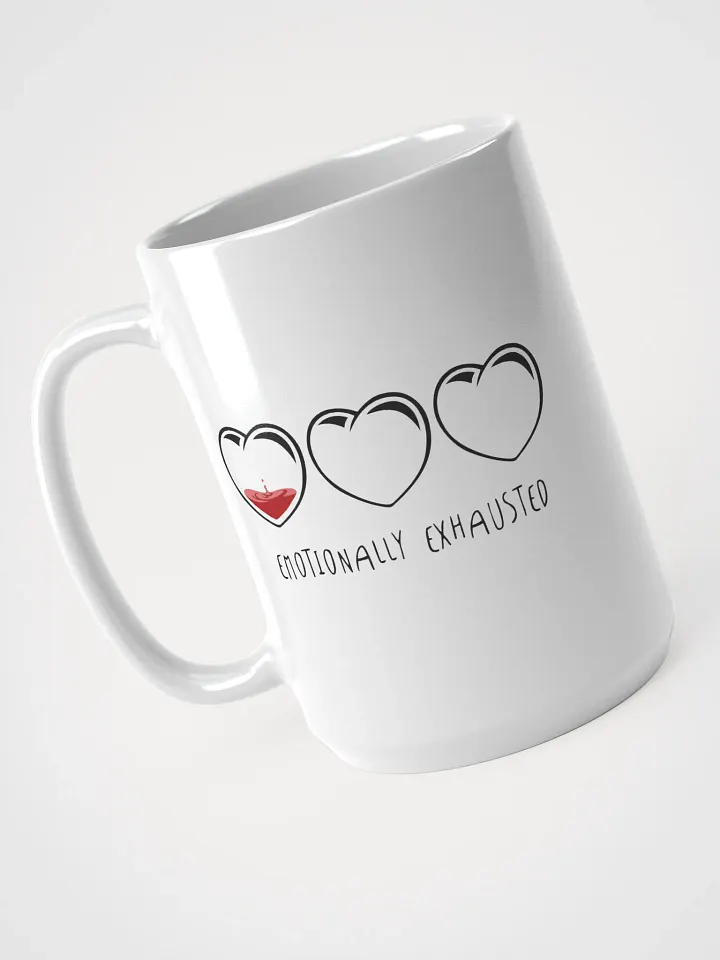 Emotionally Exhausted (Hearts) - Mug product image (1)