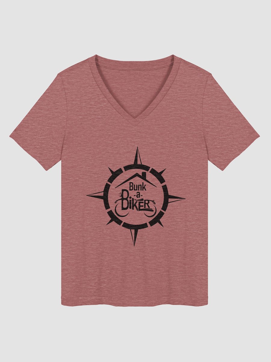 BaB Compass Women's V Neck Tee - Black Logo product image (2)
