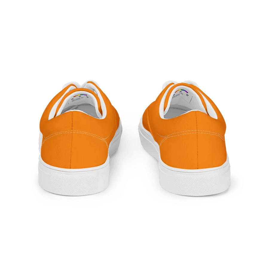 Women's Plain Color Orange Canvas Shoes product image (3)