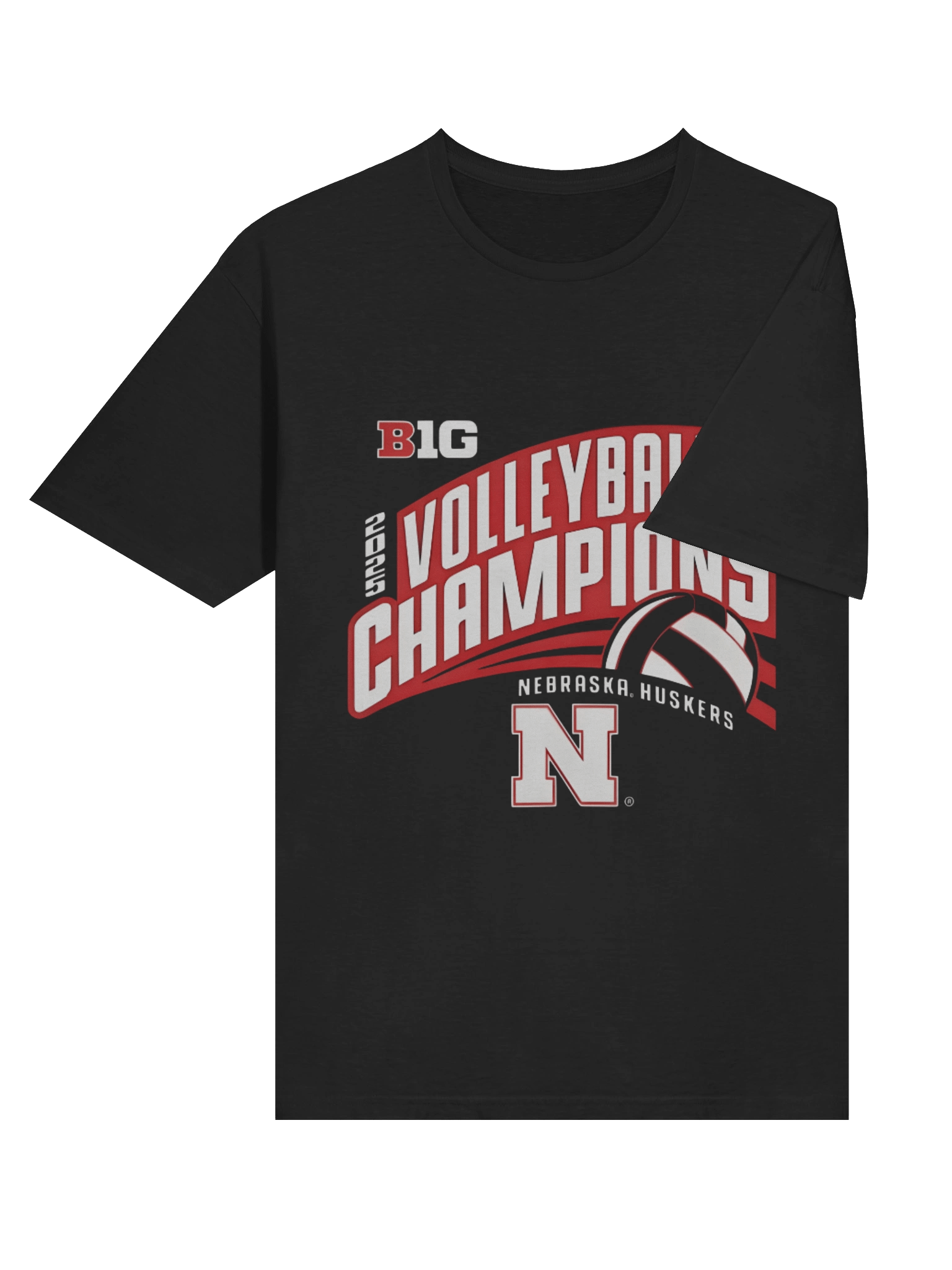 Nebraska Huskers Volleyball Champions 2025 NCAA Shirt product image (4)