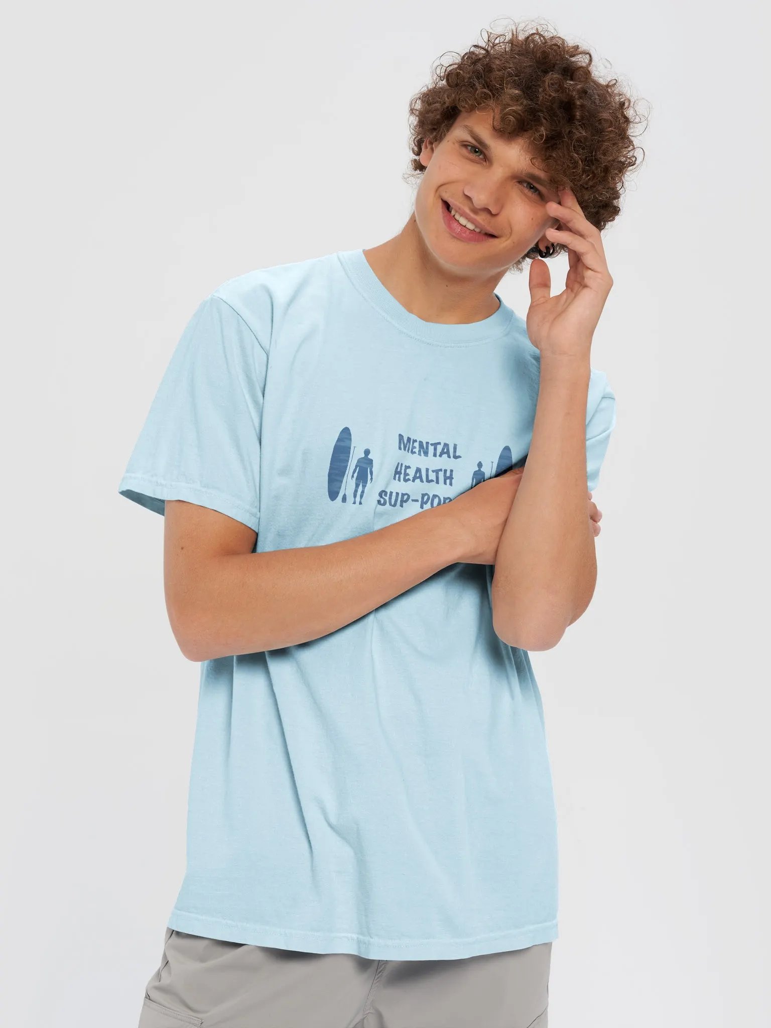 Ocean Blue Mental Health SUP-port T-Shirt product image (25)