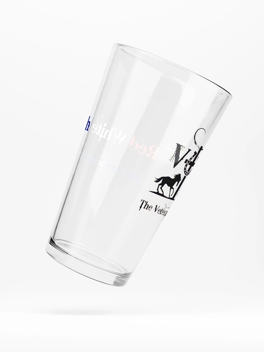 Red, White, Ranch Pint Glass product image (2)