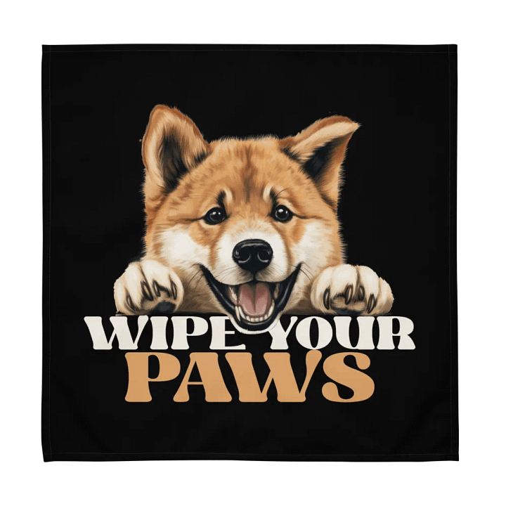 Wipe Your Paws Funny Akita Gift product image (2)