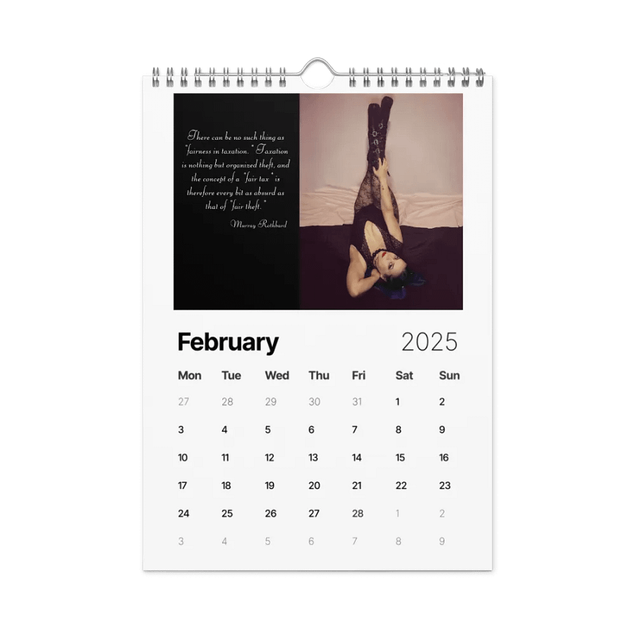 The LibertyTrap Pin-up Calendar 2025 product image (3)
