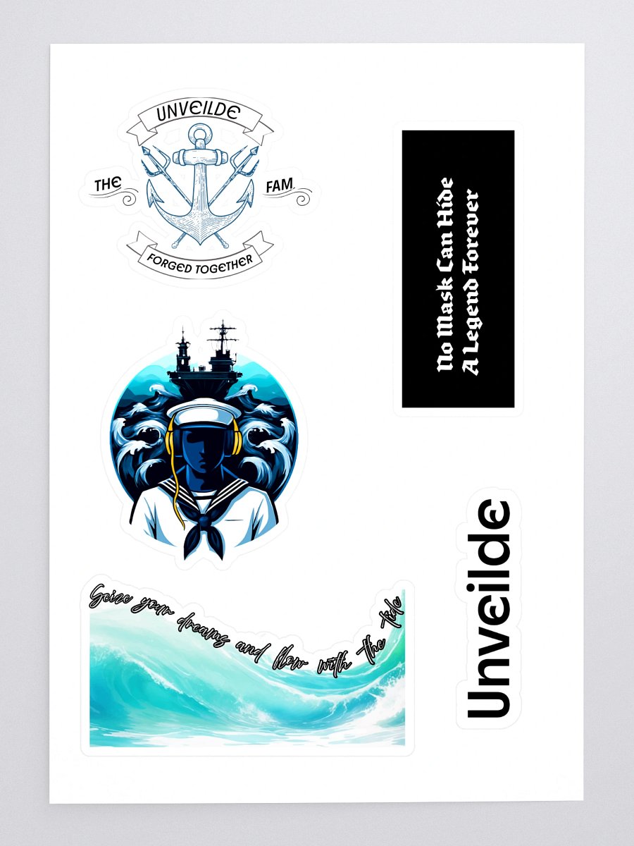 Legendary Nautical Kiss Cut Sticker Sheet product image (3)