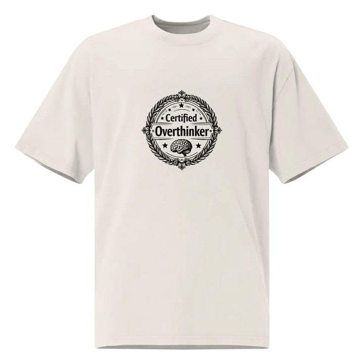 Oversized Certified Overthinker Tee product image (3)