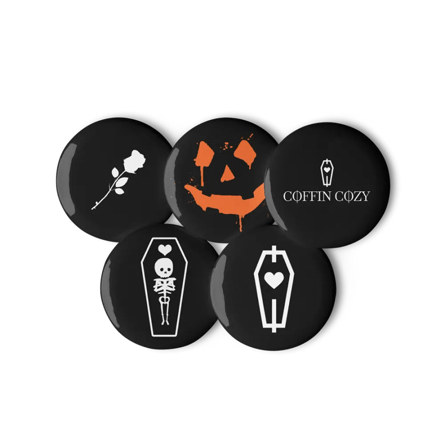 Black Button/Pin Pack product image (2)