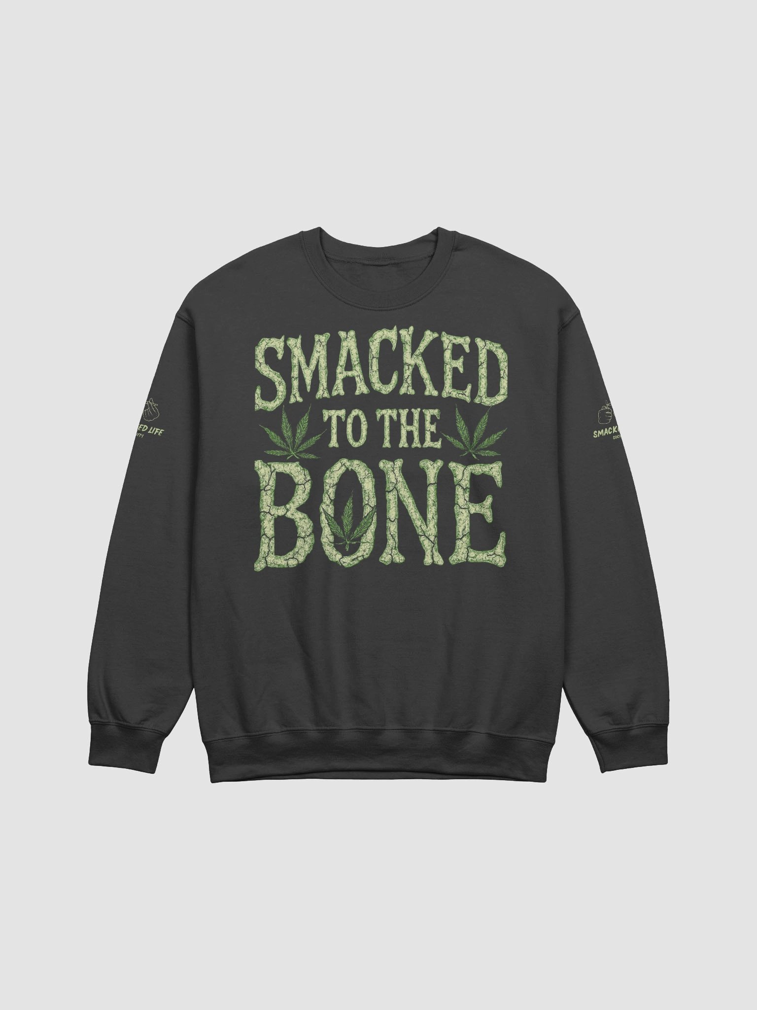 Smacked to the Bone – Halloween Stoner Sweatshirt product image (2)