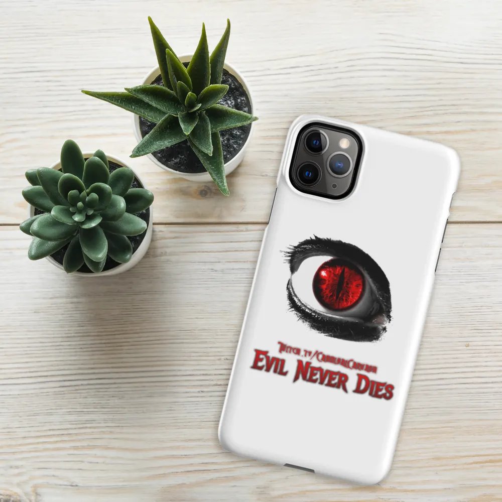 Red Evil Never Dies Logo Phone Case product image (52)