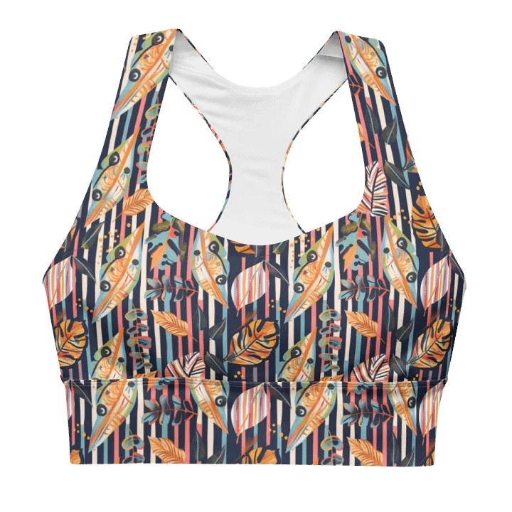 Kaleidoscope Blue Stripes and Leaves product image (1)