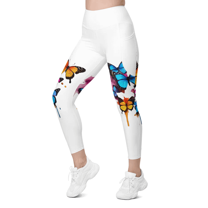 Butterfly Leggings with Pockets product image (1)