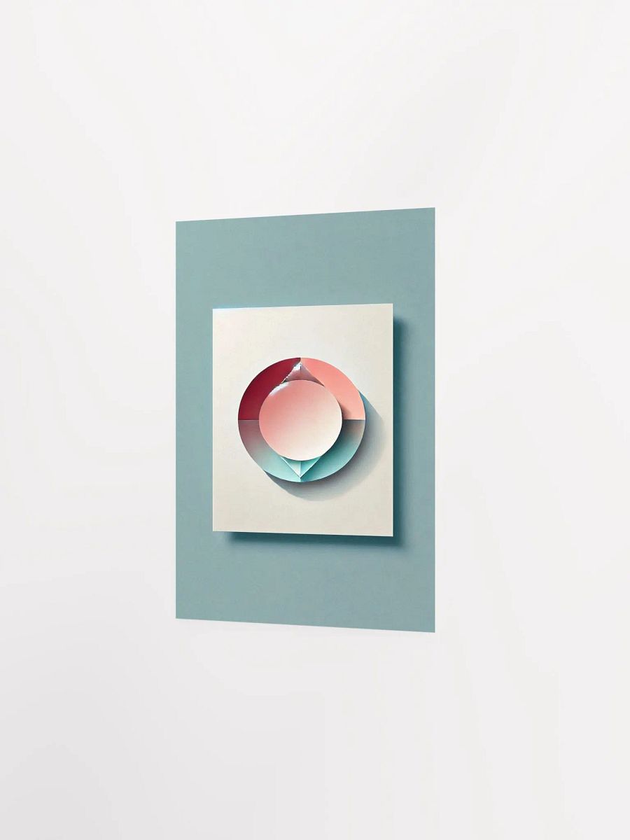 Dimensional Circles Enhanced Matte Poster product image (3)