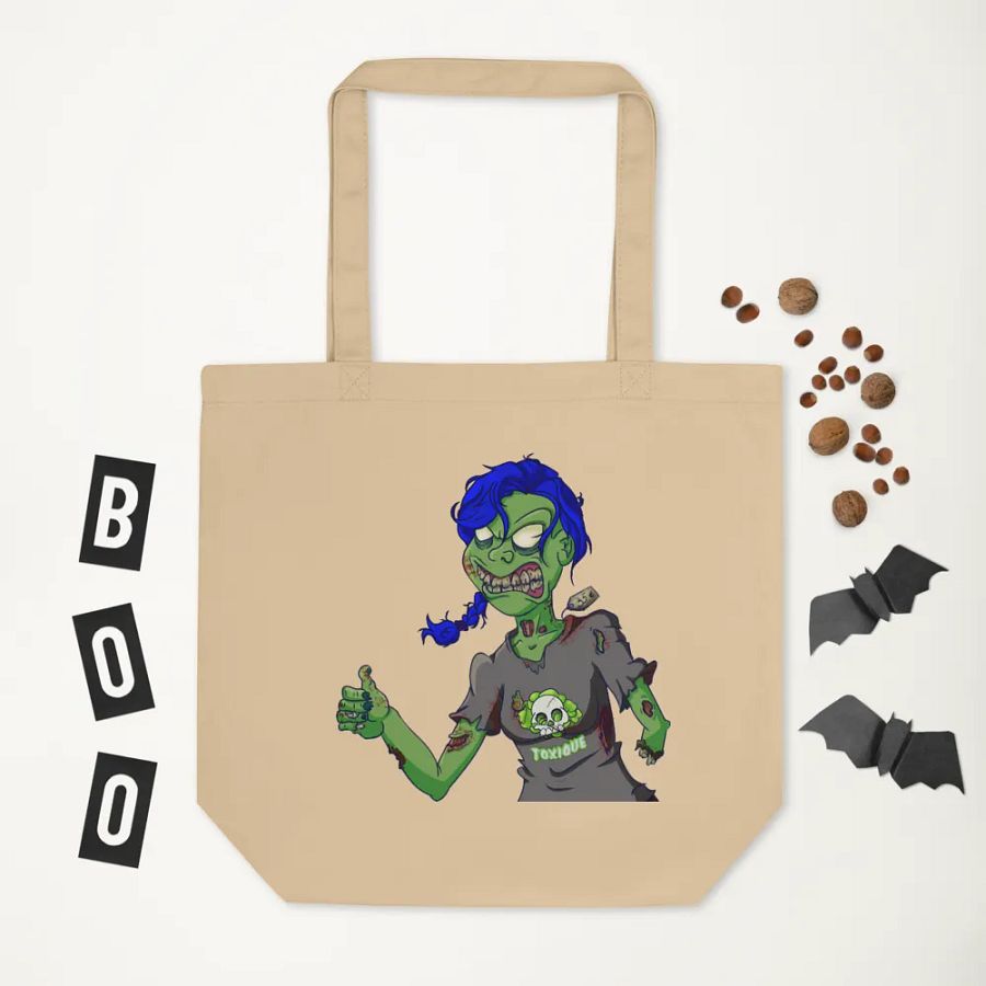 tote bag zombie product image (6)