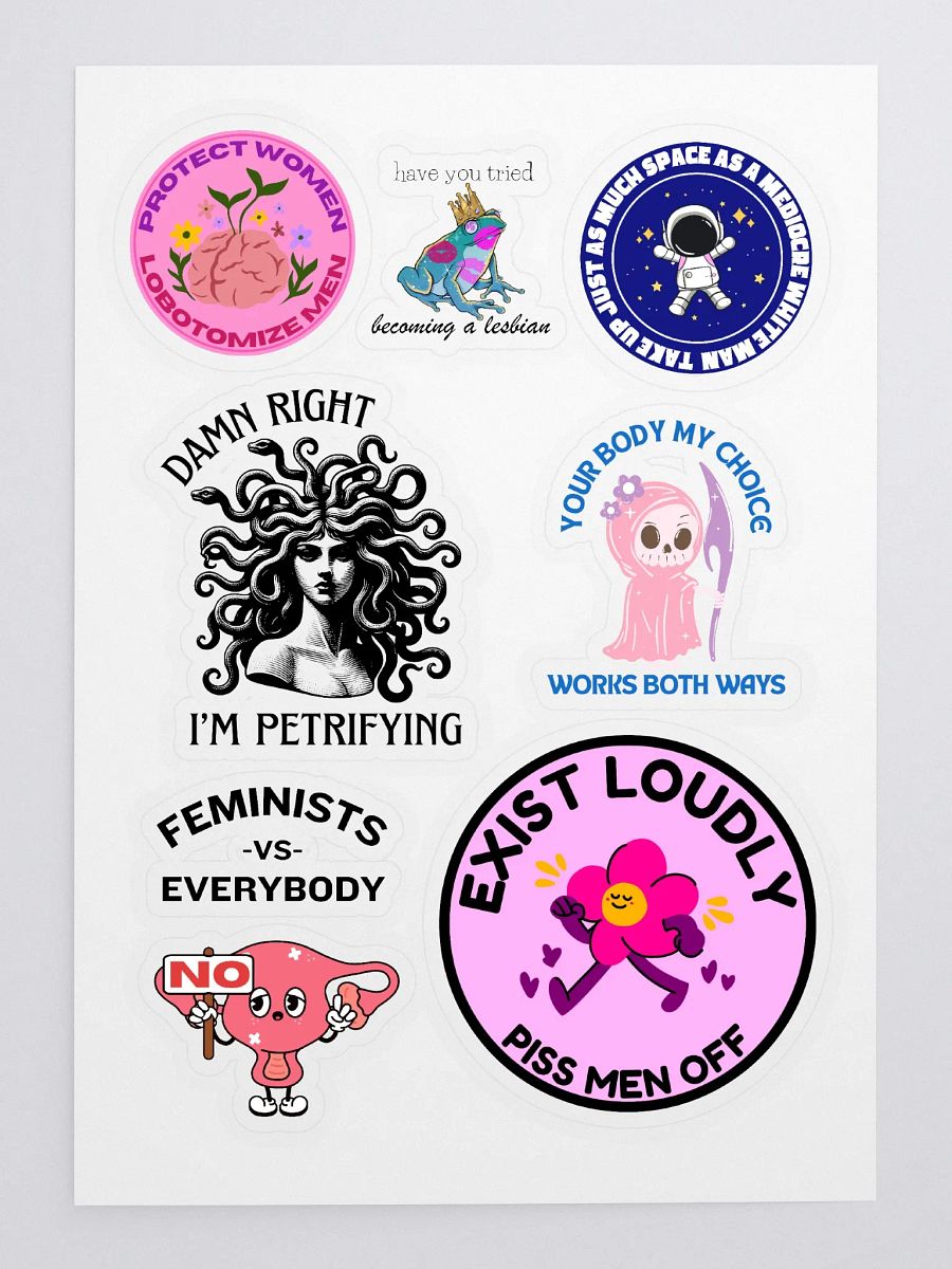 Feminist Motivation Sticker Sheet product image (3)