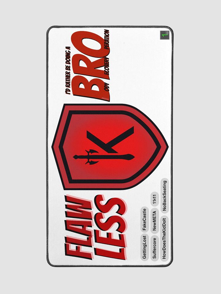 FLAWLESS BRO Tag Mat product image (2)