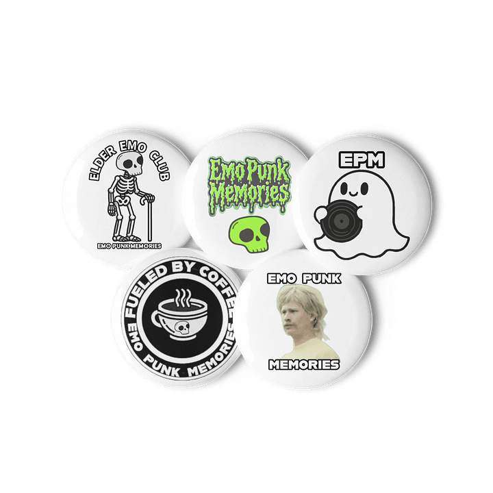 Emo Punk Memories Buttons product image (3)