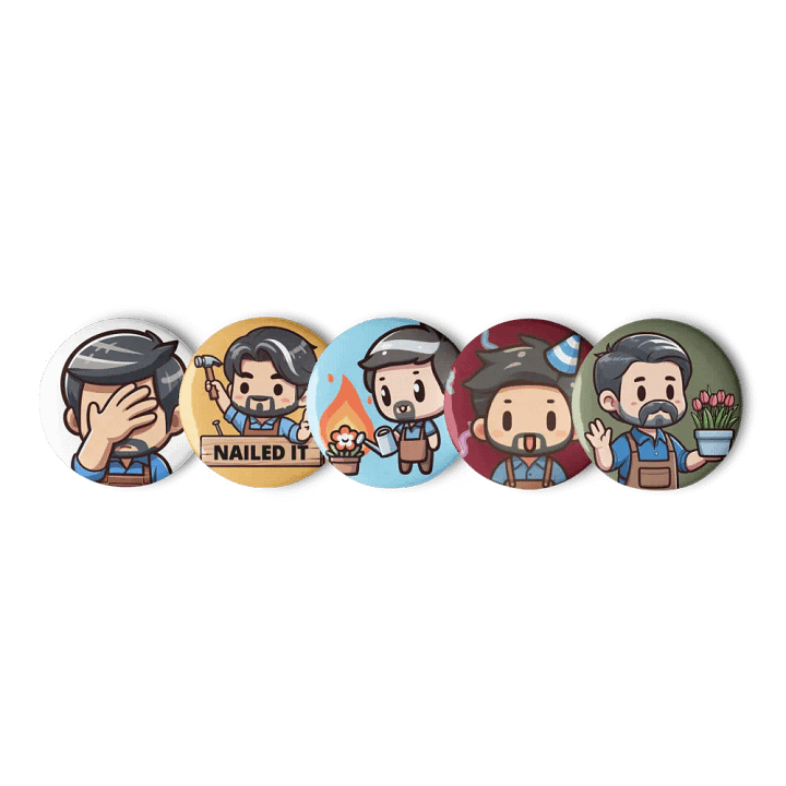 Garden with Ish Emote Badge Set product image (2)