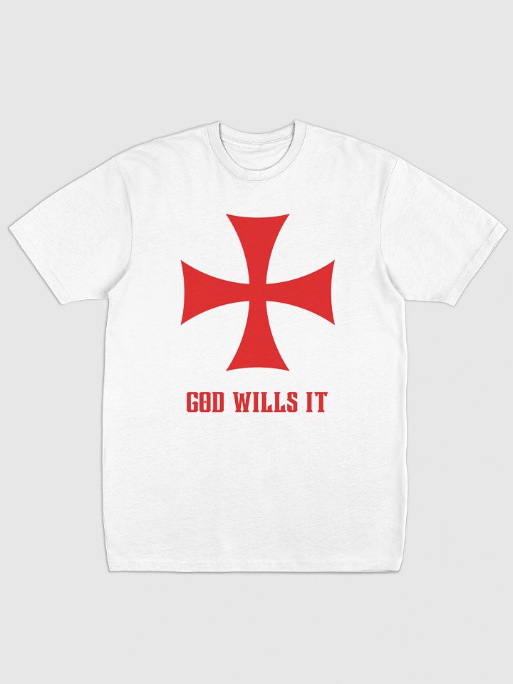 God wills it Crusader Gear - Heavy Tee product image (1)