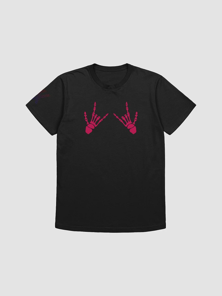 [Pink] Bone Hands Let's Go Supersoft T-Shirt product image (1)