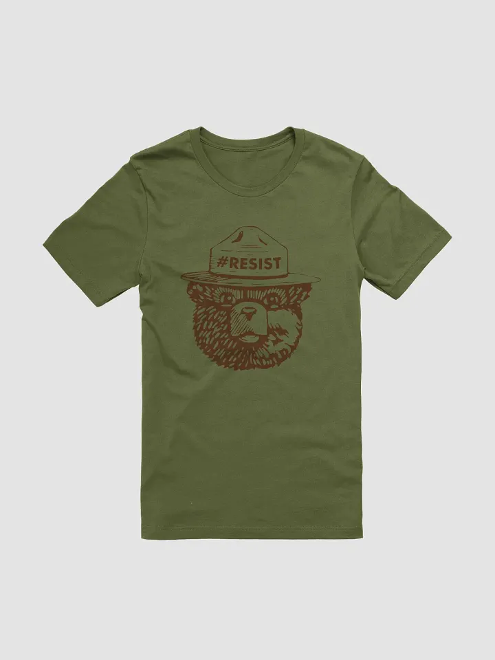 Smokey RESIST BEAR Comfort Fitted T-Shirt Alt National Parks Wear Resistance Rangers product image (1)
