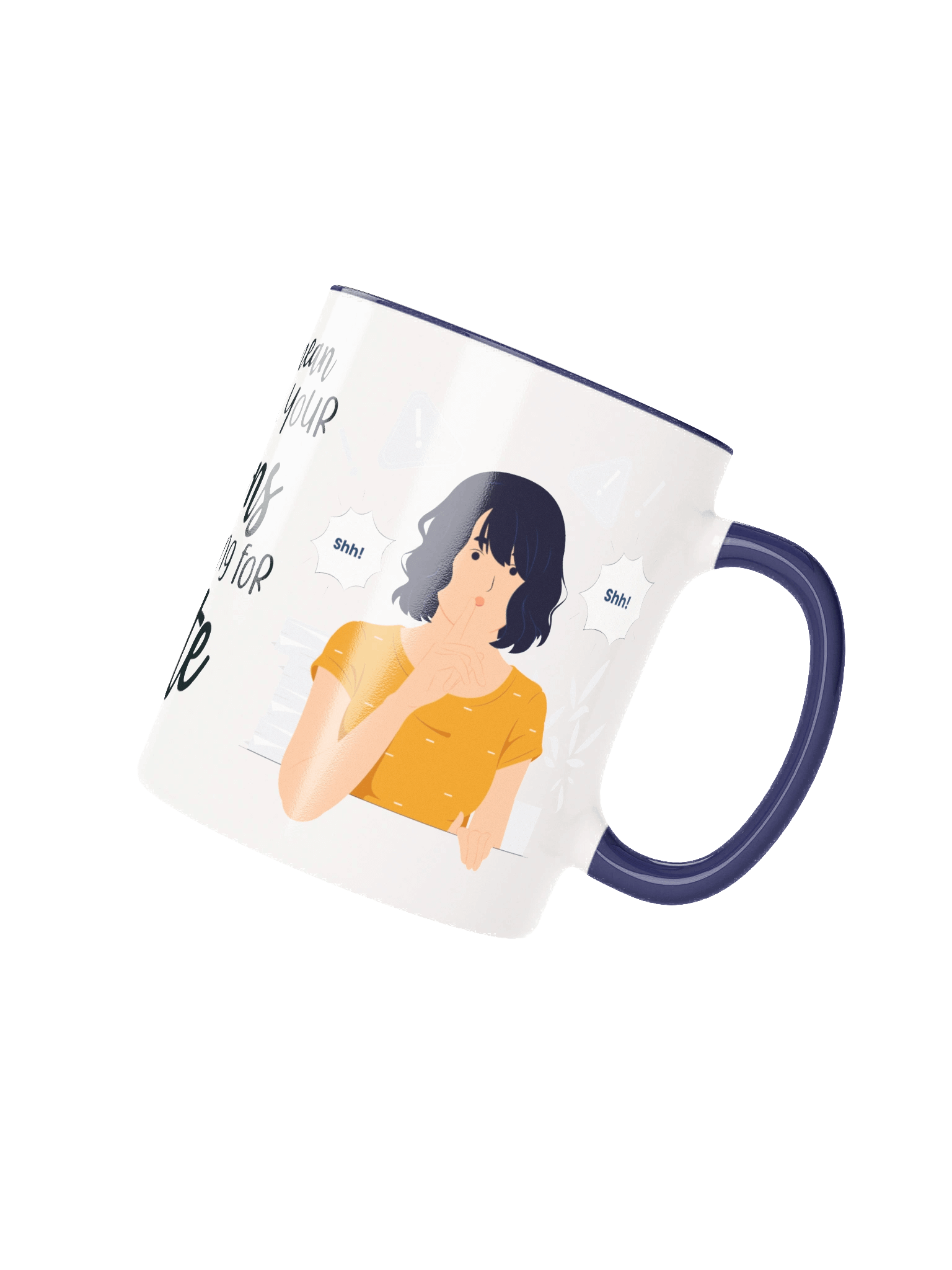 Whispering Shh! Ceramic Mug product image (12)