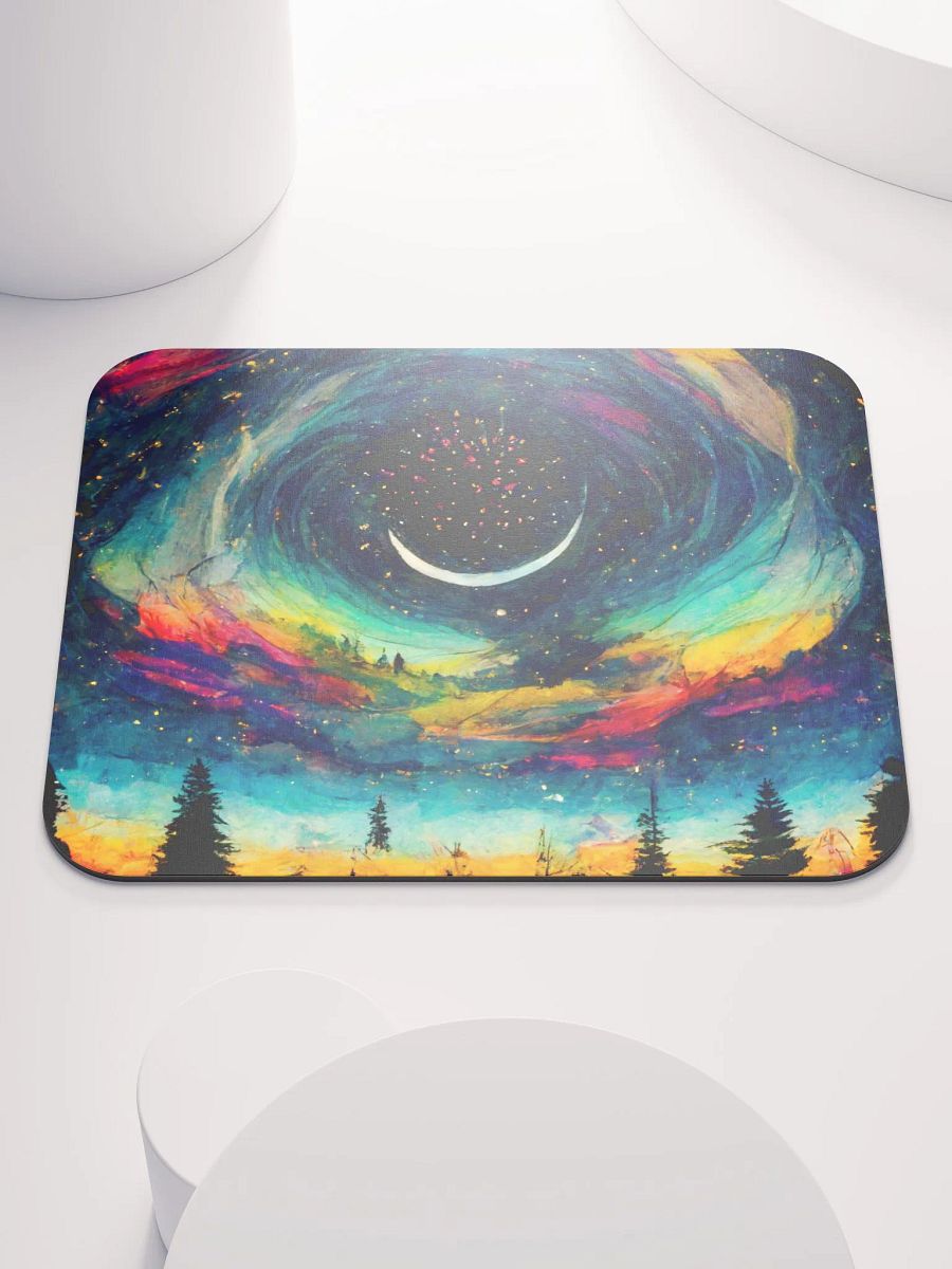 Whimsical Crescent Moon Mouse Pad product image (1)