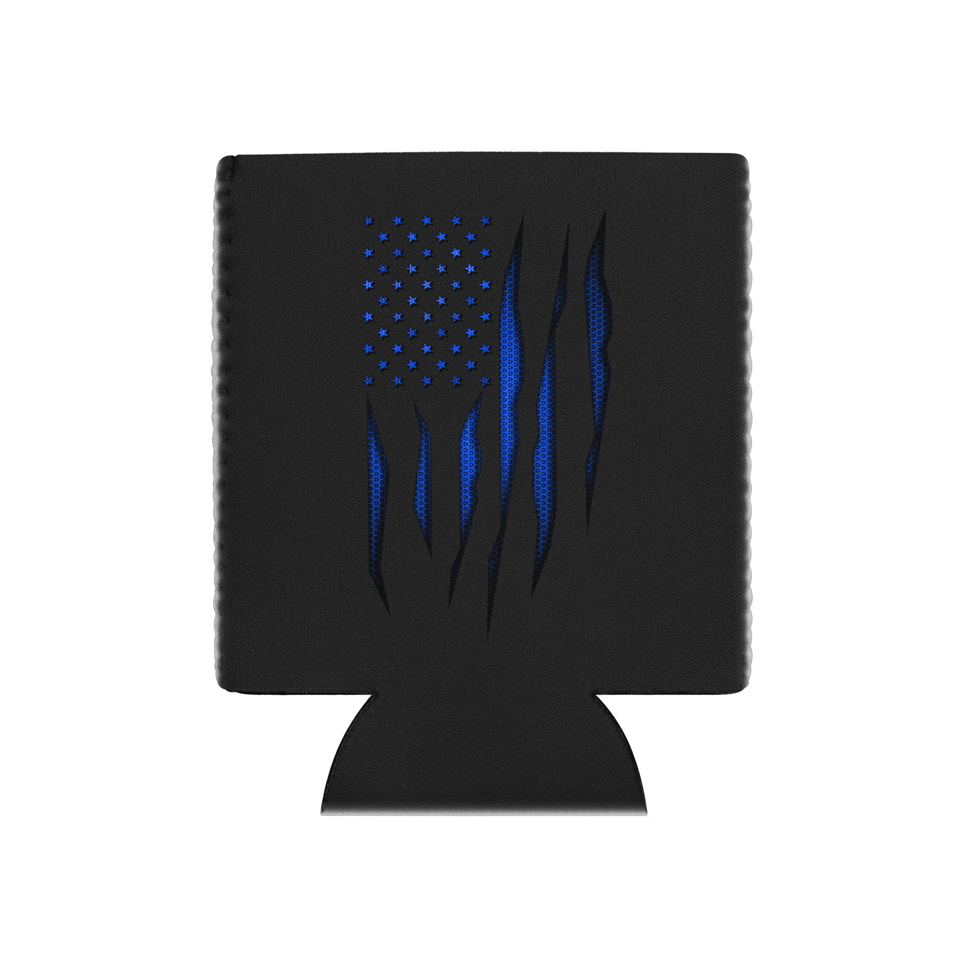 Blue Carbon Onyx American Flag Coozie product image (1)